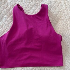 Athleta Fuchsia Salutation Crop! Size small.